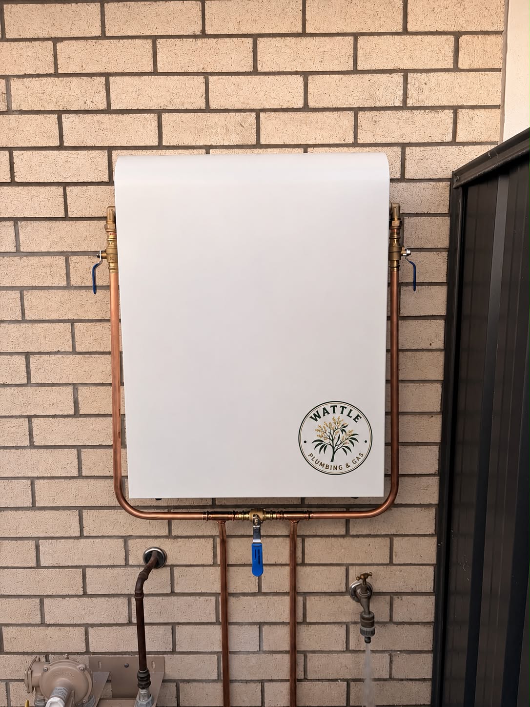 Whole house water filter installed at a Caloundra home