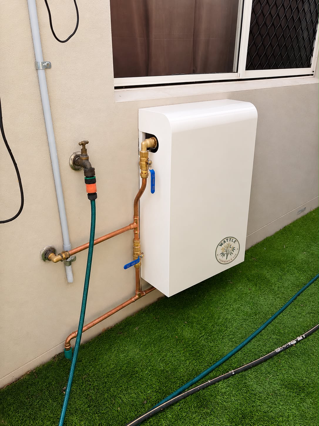 Whole house water filter installed at a Maroochydore home